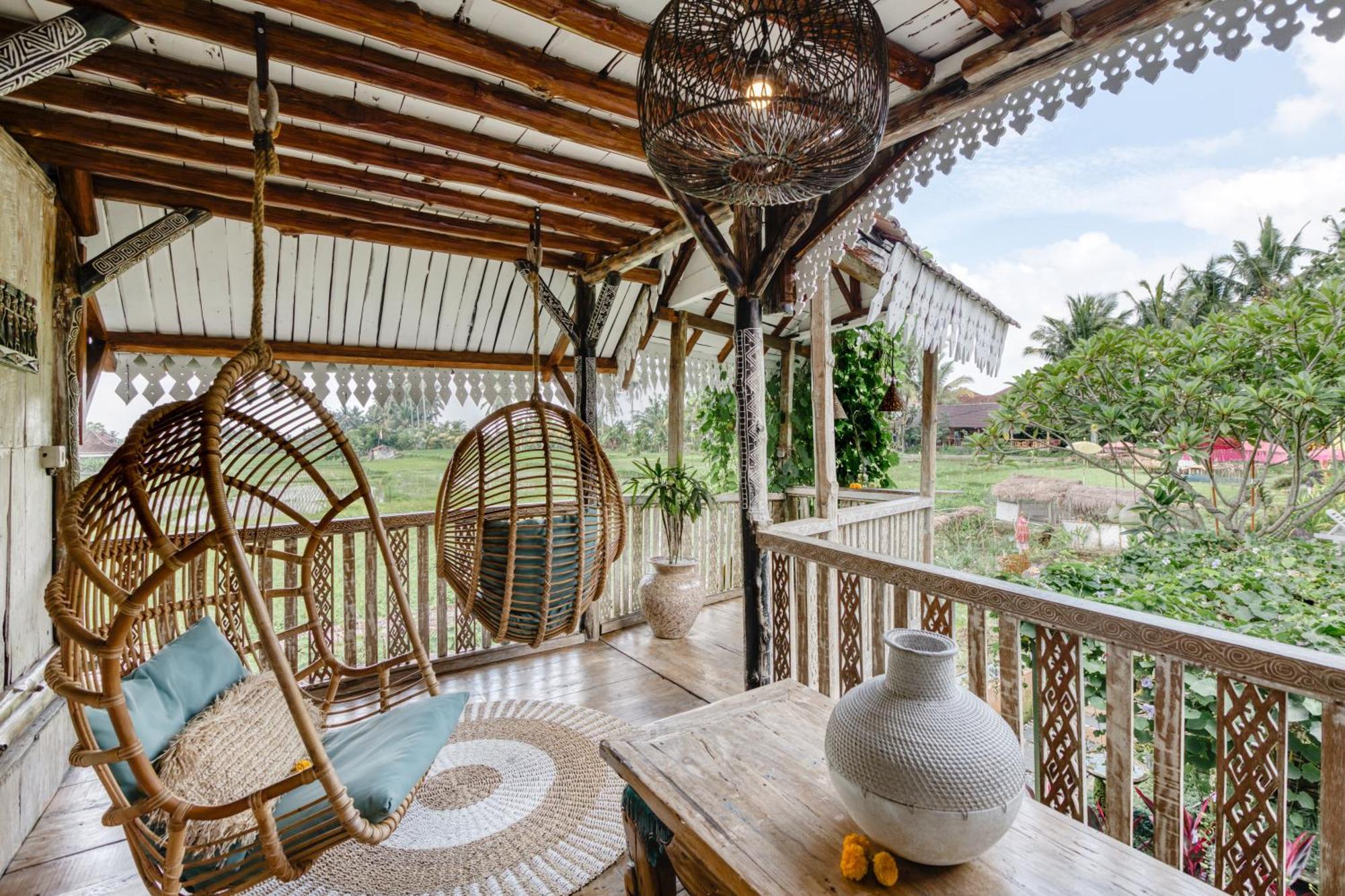 The Rice Joglo Eco-Stay Ubud Esterno foto